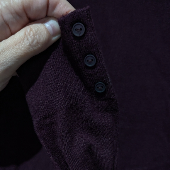 Contemporaine Women's
Turtleneck Sweater in Burgundy - Picture 3 of 5